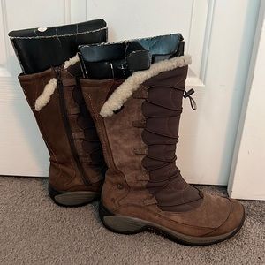 Merrell Brown Waterproof Winter Boots, Size 9 1/2